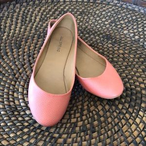 SALE🇺🇸Call It Spring Pink Orange Snakeskin Flats